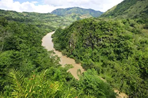 Rio Cauca south of Medellin, Colombia, South America Rio Cauca south of Medellin, Colombia, South America