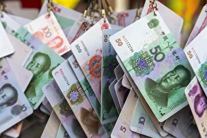 RMB or Yuan Chinese currency keyring featuring Chairman Mao RMB or Yuan Chinese currency keyring featuring Chairman Mao