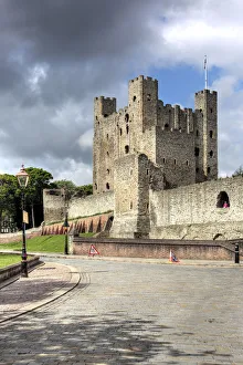 Rochester castle, Rochester, Kent, England, UK Rochester castle, Rochester, Kent, England, UK