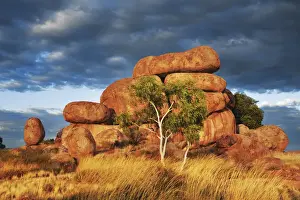Devils Marbles Rock Formation Print