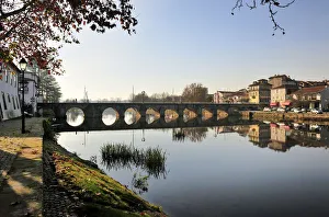The roman bridge of Chaves. Tras os Montes, Portugal The roman bridge of Chaves. Tras os Montes, Portugal