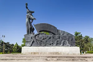 Romania, Black Sea Coast, Constanta, Victory Monument Print