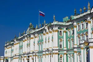 Russia, St. Petersburg, Dvotsovaya Square, Winter Palace and Hermitage Museum Russia, St. Petersburg, Dvotsovaya Square, Winter Palace and Hermitage Museum