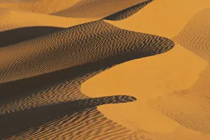 Sand dunes, Sahara desert, Tunisia, Northern Africa Sand dunes, Sahara desert, Tunisia, Northern Africa
