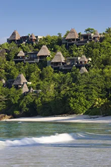 Seychelles, Mahe Island, Anse Boileau, bungalows of the Maia Luxury Resort and Spa Seychelles, Mahe Island, Anse Boileau, bungalows of the Maia Luxury Resort and Spa