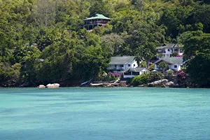 Seychelles, Praslin Island, Baie St. Anne bay Seychelles, Praslin Island, Baie St. Anne bay