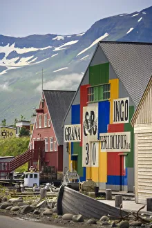 Siglufjordur Historic Village, North Coast, Iceland Siglufjordur Historic Village, North Coast, Iceland