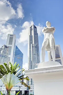 Sir Stamford Raffles Statue, founder of Singapore, Singapore Sir Stamford Raffles Statue, founder of Singapore, Singapore