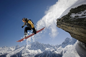 Skiers on the Argentiere Glacier, Chamonix, France (MR) Skiers on the Argentiere Glacier, Chamonix, France (MR)
