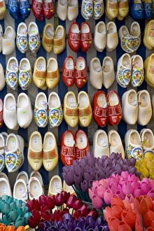 Traditional Dutch Footwear Prints: Souvenir clogs