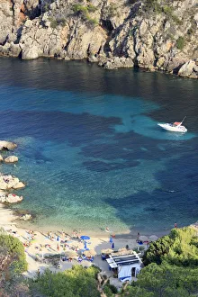 Spain, Balearic Islands, Ibiza, Portinatx Beach Spain, Balearic Islands, Ibiza, Portinatx Beach
