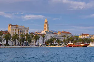 Prints of Split Harbour, Split, Dalmatian Coast, Croatia, Europe Split Prints: Split Harbour Print, Dalmatian Coast, Croatia