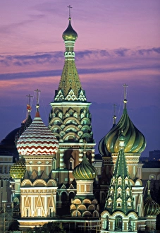 Prints of St. Basils Cathedral, Red Square, Moscow, Russia Moscow Prints: St. Basil's Cathedral Print, Red Square Moscow Russia
