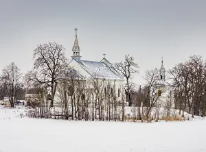 St Florian Church, winter, Kreznica Jara, Lublin Voivodeship, Poland St Florian Church, winter, Kreznica Jara, Lublin Voivodeship, Poland