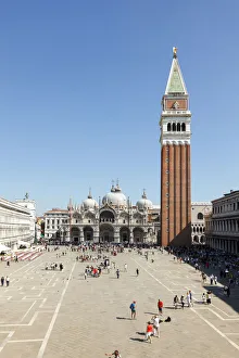 Venetian Print of St Mark's Basilica