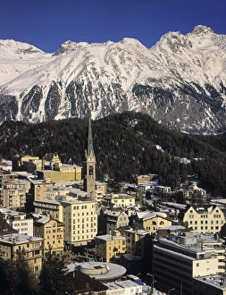 Swiss Mountains Landscape Prints: St. Moritz