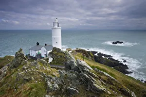 Western Europe Coastal Views Prints: Start Point Lighthouse in South Devon, England. January 2009