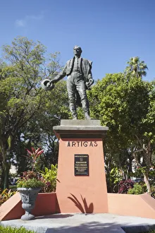 Statue of Jose Gervasio Artigas in Plaza Uruguaya, Asuncion, Paraguay Statue of Jose Gervasio Artigas in Plaza Uruguaya, Asuncion, Paraguay