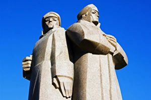Statue of the Latvian Red Riflemen - sculptor V Statue of the Latvian Red Riflemen - sculptor V