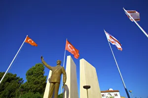 Statue of Mustafa Kemal Ataturk, Guzelyurt, North Cyprus Statue of Mustafa Kemal Ataturk, Guzelyurt, North Cyprus