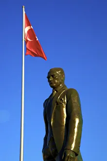Statue of Mustafa Kemal Ataturk, Kyrenia, North Cyprus Statue of Mustafa Kemal Ataturk, Kyrenia, North Cyprus