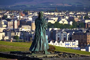 Prints of Statue of Sir William Hillary, Douglas Head, Douglas, Isle of Man Isle Of Man Prints: Statue of Sir William Hillary Print, Isle of Man