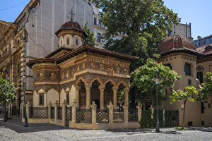 Hans Georg Eiben Photography Prints: Stavropoleos monastery, Bucharest, Walachia, Romania