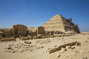 Step Pyramid of Djoser (the oldest Pyramid in Egypt, 2600bc), Saqqara, Nr Cairo, Egypt Step Pyramid of Djoser (the oldest Pyramid in Egypt, 2600bc), Saqqara, Nr Cairo, Egypt