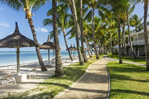 Images Dated 30th September 2014: Sugar Beach resort, Flic-en-Flac, Riviare Noire (Black River), West Coast, Mauritius