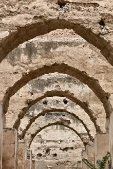 Sultans stables (18th century), Meknes, Morocco Sultans stables (18th century), Meknes, Morocco