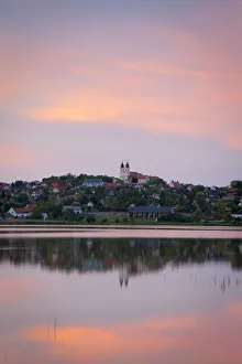 Sunset over Tihany, Tihany Peninsula, Hungary Sunset over Tihany, Tihany Peninsula, Hungary
