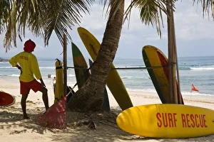 Surf rescue, Kuta beach, Bali, Indonesia Surf rescue, Kuta beach, Bali, Indonesia