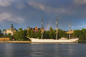 Sweden, Stockholm, Historic ship at Chapman Sweden, Stockholm, Historic ship at Chapman