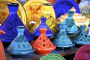 Tagine Pots, Tangier, Morocco, North Africa Tagine Pots, Tangier, Morocco, North Africa