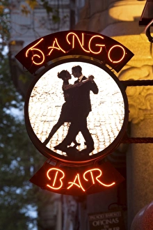 Tango Bar sign, Buenos Aires, Argentina Tango Bar sign, Buenos Aires, Argentina