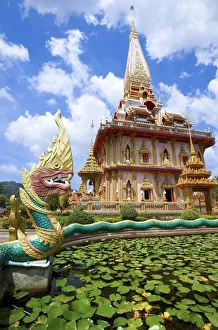Tempel Wat Chalong, Phuket Island, Thailand Tempel Wat Chalong, Phuket Island, Thailand