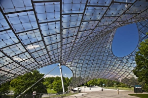 Tensile roof structure of the Munich Olympic Hall, Munich Olympic Park Tensile roof structure of the Munich Olympic Hall, Munich Olympic Park