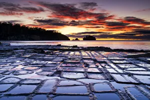 Geological Prints: Tessellated Pavement Print, Eaglehawk Neck Tasmania
