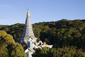 Thailand, Chiang Mai, Doi Inthanon National Park, Phra Mahathat Napaphon Bhumisiri Chedi Thailand, Chiang Mai, Doi Inthanon National Park, Phra Mahathat Napaphon Bhumisiri Chedi