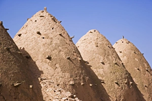 Traditional beehive houses made of mud in the village of Sarouj Traditional beehive houses made of mud in the village of Sarouj