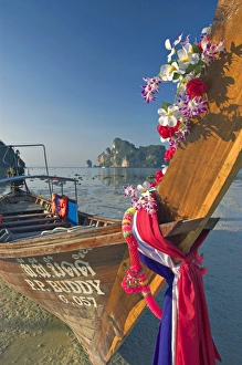 Traditional longtail boat Traditional longtail boat
