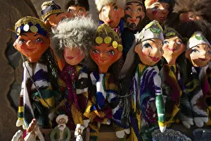 Images Dated 20th April 2015: Traditional puppets, souvenirs, Khiva, Uzbekistan