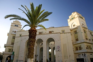 Tripoli, Libya; Building from the Italian settlement in the centre of Tripoli Tripoli, Libya; Building from the Italian settlement in the centre of Tripoli