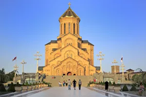 Ivan Vdovin Photography Prints: Tsminda Sameba (Trinity) cathedral, Tbilisi, Georgia