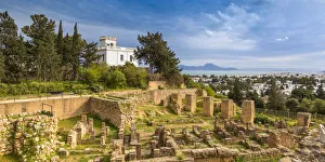 Tunisia, Tunis, Carthage, Byrsa Hill, Ruins Tunisia, Tunis, Carthage, Byrsa Hill, Ruins