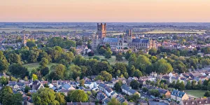 Ely Cathedral Print, Cambridgeshire, England UK