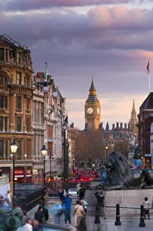 UK, London, Big Ben and Houses of Parliament from Trafalgar Square UK, London, Big Ben and Houses of Parliament from Trafalgar Square