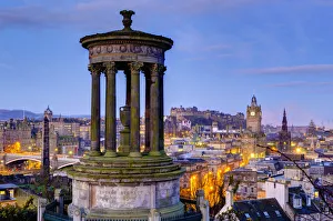UK, Scotland, Edinburgh, Calton Hill, Stewart Monument UK, Scotland, Edinburgh, Calton Hill, Stewart Monument