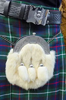 UK, Scotland, Edinburgh, Kilt and Sporran UK, Scotland, Edinburgh, Kilt and Sporran