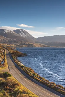 Prints of UK, Scotland, Highland, Sutherland, Lochinver, Loch Assynt Lake Prints: Lochinver and Loch Assynt Print, Sutherland Highlands